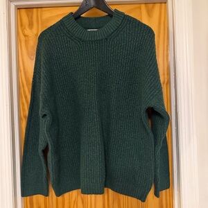 American Eagle Green Oversized Sweater